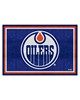 Fan Mats  LLC Edmonton Oilers 5x8 Rug Blue