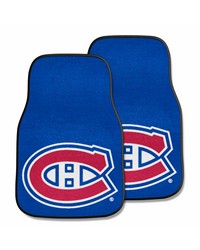 Montreal Canadiens 2-pc Carpet Car Mat Set by   