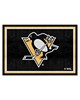 Fan Mats LLC Pittsburgh Penguins 5x8 Rug Black