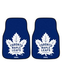 NHL Toronto Maple Leafs 2pc Printed Carpet Car Mats 18x27 by   