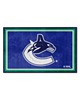 Fan Mats  LLC Vancouver Canucks 4x6 Rug Royal