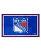 Fan Mats LLC New York Rangers 4x6 Rug Blue