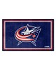 Fan Mats LLC Columbus Blue Jackets 4x6 Rug Navy