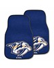 Fan Mats LLC Nashville Predators 2-pc Carpet Car Mat Set Blue