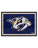 Fan Mats LLC Nashville Predators 5x8 Rug Blue