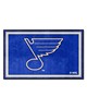 Fan Mats LLC St. Louis Blues 4x6 Rug Royal