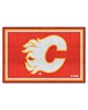 Fan Mats LLC Calgary Flames 5x8 Rug Red