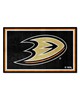 Fan Mats LLC Anaheim Ducks 4x6 Rug Black