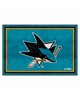 Fan Mats LLC San Jose Sharks 5x8 Rug Teal