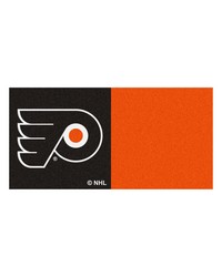 NHL Philadelphia Flyers Team Carpet Tiles by   