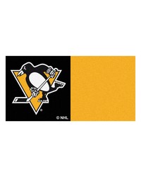 NHL Pittsburgh Penguins Team Carpet Tiles by   