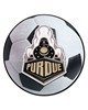 Fan Mats LLC Purdue Boilermakers Soccer Ball Mat White