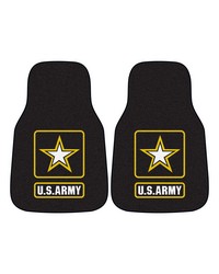 Army 2piece Carpeted Car Mats 18x27 by   