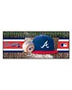 Fan Mats  LLC Atlanta Braves Baseball Runner Green