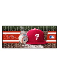 MLB Philadelphia Phillies Baseball Runner 30x72 by   