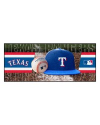 MLB Texas Rangers Baseball Runner 30x72 by   