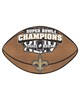 Fan Mats LLC New Orleans Saints Football Mat Gold