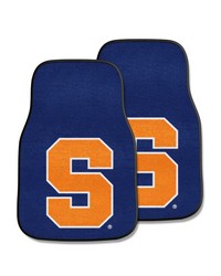 Syracuse Orange 2-pc Carpet Car Mat Set by   