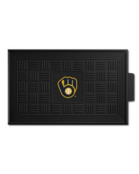 Milwaukee Brewers Medallion Door Mat by   