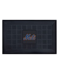 New York Mets Medallion Door Mat by   