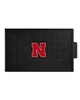 Fan Mats  LLC Nebraska Cornhuskers Medallion Door Mat Black