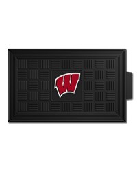 Wisconsin Badgers Medallion Door Mat by   