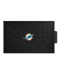 Miami Dolphins Medallion Door Mat by   