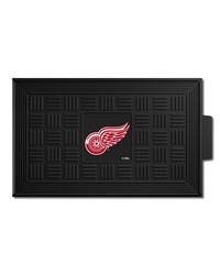 Detroit Red Wings Medallion Door Mat by   