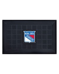 NHL New York Rangers Medallion Door Mat by   