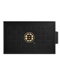 Boston Bruins Medallion Door Mat by   