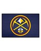 Fan Mats LLC Denver Nuggets Starter Mat Navy