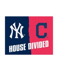 MLB Chicago White Sox MLB Chicago Cubs House Divided Rugs 34x45 by   