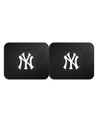 MLB New York Yankees Backseat Utility Mats 2 Pack 14x17 by   