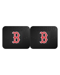 MLB Boston Red Sox Backseat Utility Mats 2 Pack 14x17 by   