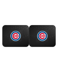 MLB Chicago Cubs Backseat Utility Mats 2 Pack 14x17 by   
