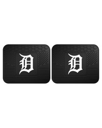 MLB Detroit Tigers Backseat Utility Mats 2 Pack 14x17 by   