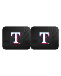 MLB Texas Rangers Backseat Utility Mats 2 Pack 14x17 by   
