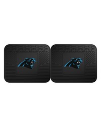 NFL Carolina Panthers Backseat Utility Mats 2 Pack 14x17 by   