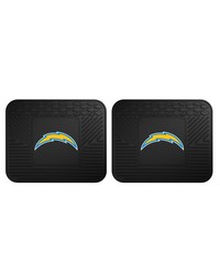 NFL San Diego Chargers Backseat Utility Mats 2 Pack 14x17 by   