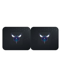 NBA Charlotte Hornets Backseat Utility Mats 2 Pack 14x17 by   