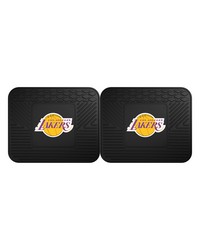 NBA Los Angeles Lakers Backseat Utility Mats 2 Pack 14x17 by   