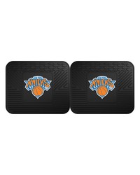 NBA New York Knicks Backseat Utility Mats 2 Pack 14x17 by   