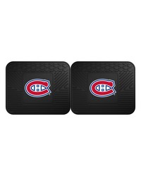 NHL Montreal Canadiens Backseat Utility Mats 2 Pack 14x17 by   