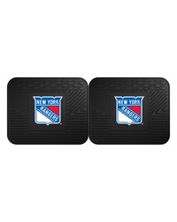NHL New York Rangers Backseat Utility Mats 2 Pack 14x17 by   