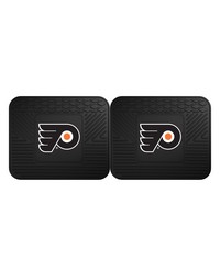 NHL Philadelphia Flyers Backseat Utility Mats 2 Pack 14x17 by   