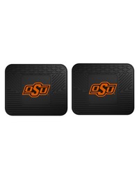Oklahoma State Backseat Utility Mats 2 Pack 14x17 by   