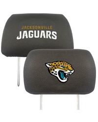 Jacksonville Jaguars Embroidered Head Rest Cover Set  2 Pieces Black by   
