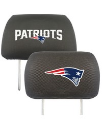 New England Patriots Head Rest Cover by   