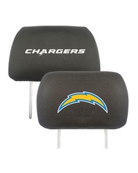 Los Angeles Chargers Head Rest Cover by   