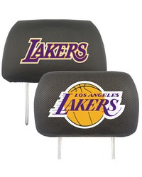 NBA Los Angeles Lakers Head Rest Cover 10x13 by   